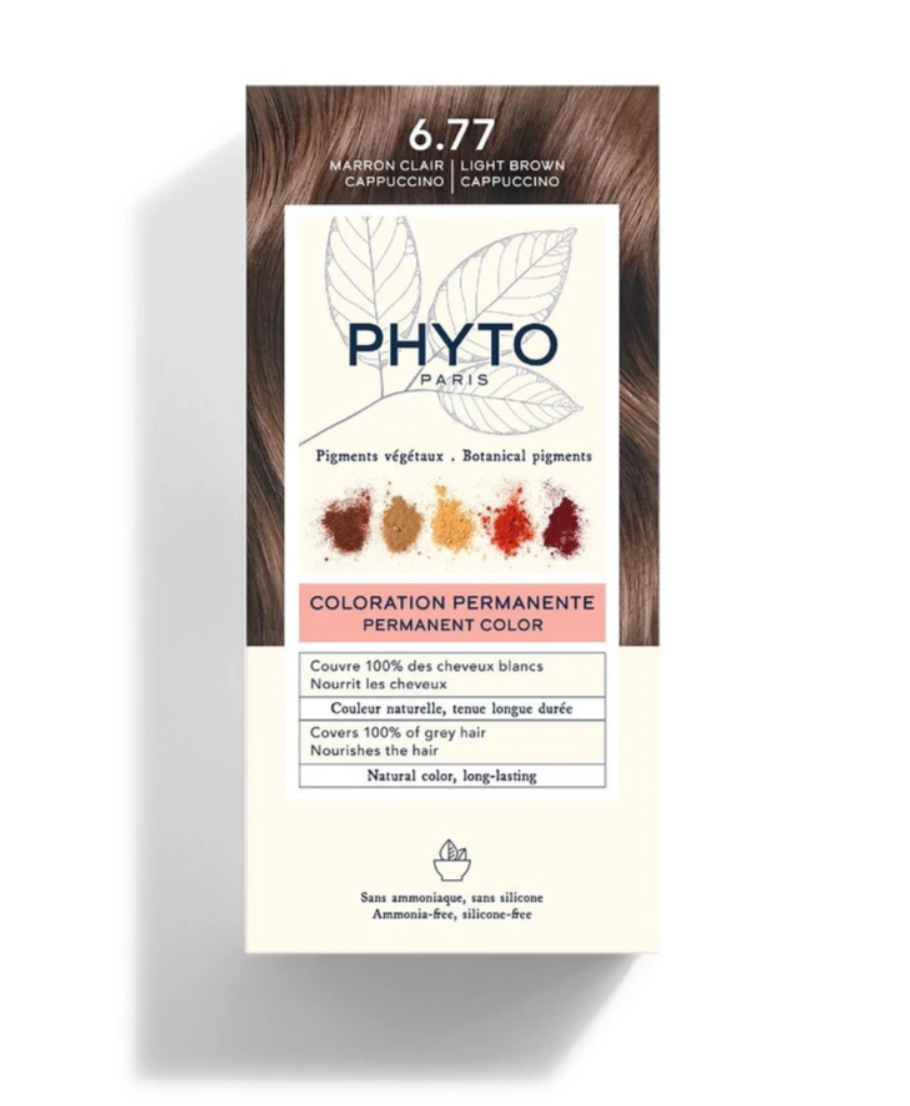 PHYTOCOLOR® - 6.77 بني فاتح كابتشينو 