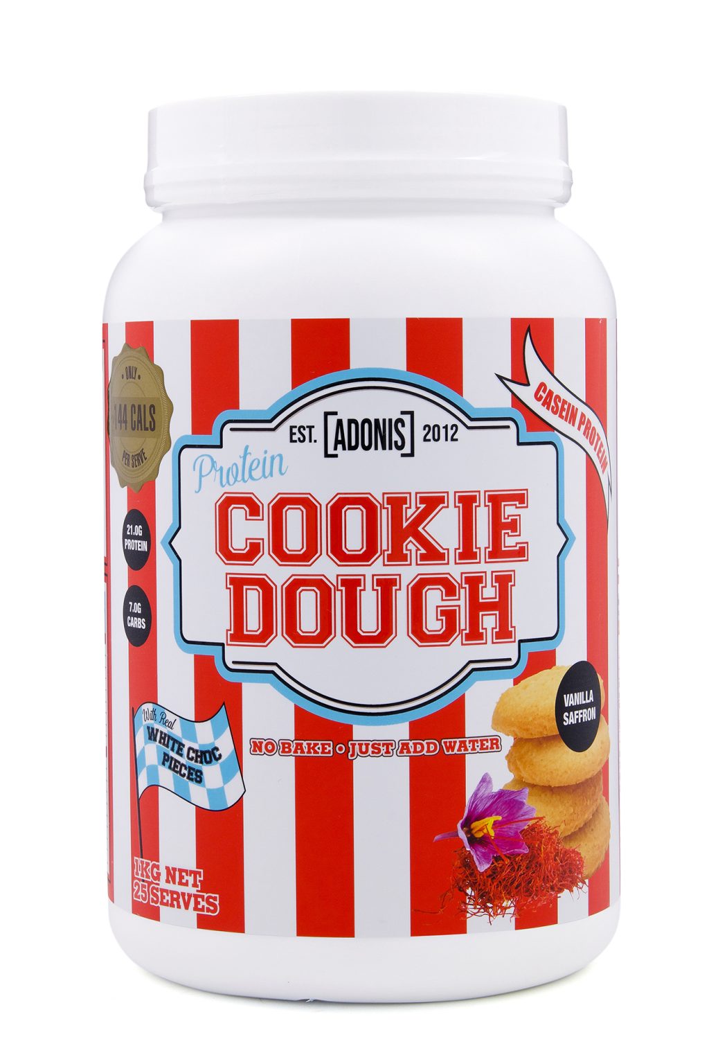 PROTEIN COOKIE DOUGH (Casein Protein) – (12 Flavors) - 1Kg | 25 Servings