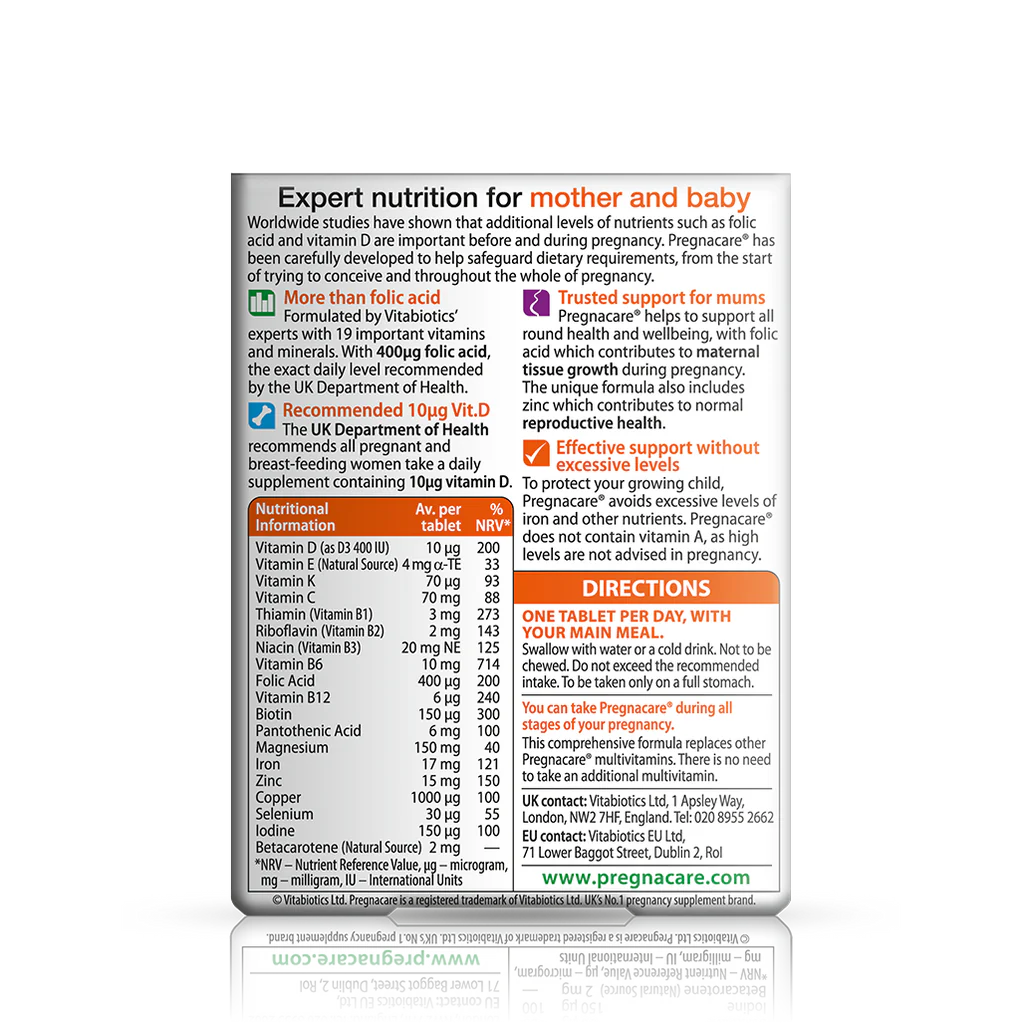 Pregnacare Original - 30 Tablets