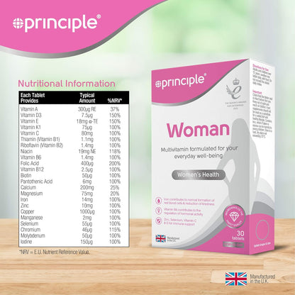 Principle Woman Multivitamin - 30 Tablets