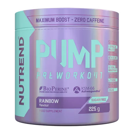 Pump - Pre-workout without caffeine (3 Flavors) - 225gm