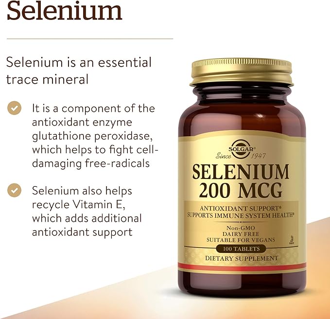 SELENIUM 200 MCG - 100 TABLETS