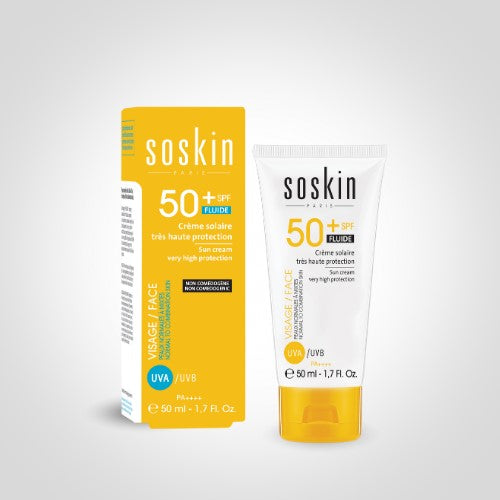 سوسكين - سائل واقي من الشمس عالي الحماية بمعامل حماية SPF50+ - 50 مل (عرض 1+1)