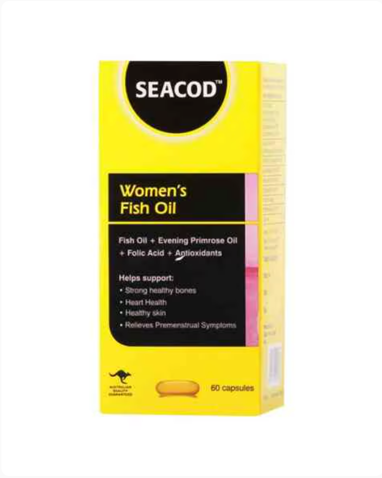 Seacod Women's Fish Oil 60 Capsules