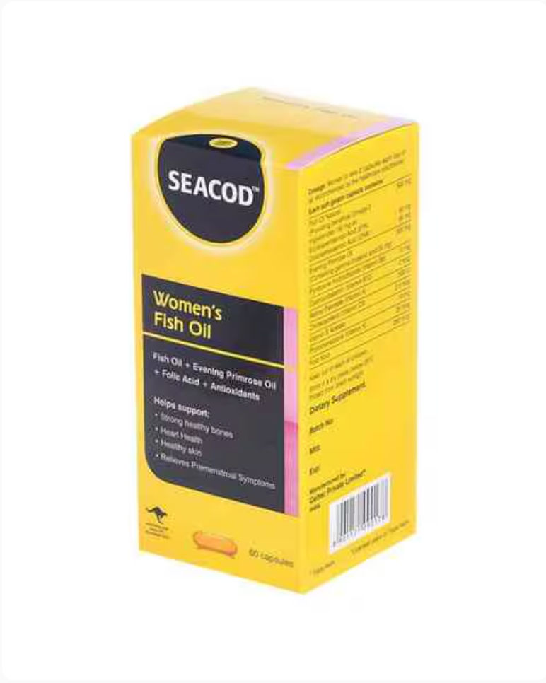 Seacod Women's Fish Oil 60 Capsules