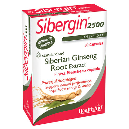 Sibergin® 2500 (الجينسنغ السيبيري 2500 ملغ) - 30 كبسولة