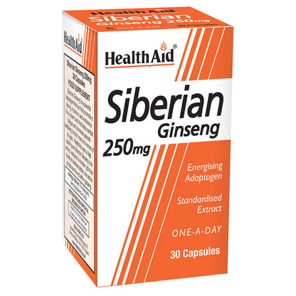 Siberian Ginseng 250mg - 30 Capsules