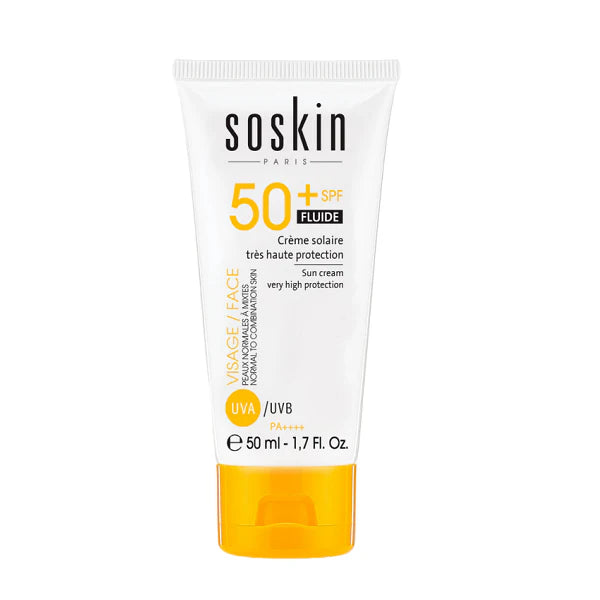 Soskin - Sunscreen Very High Protection Fluid SPF50+ - 50ml  (1+1 Offer)