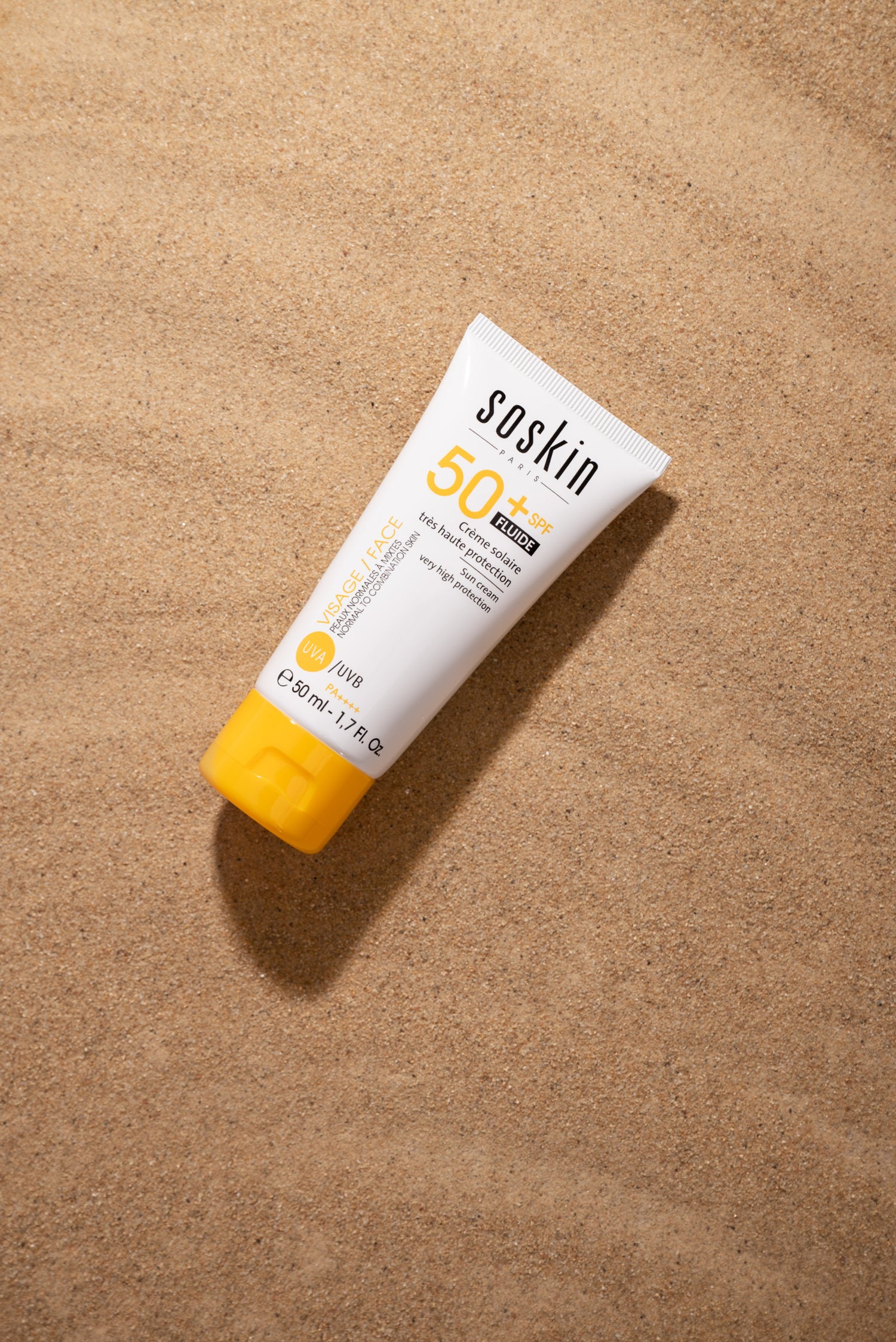 سوسكين - سائل واقي من الشمس عالي الحماية SPF50+ - 50 مل