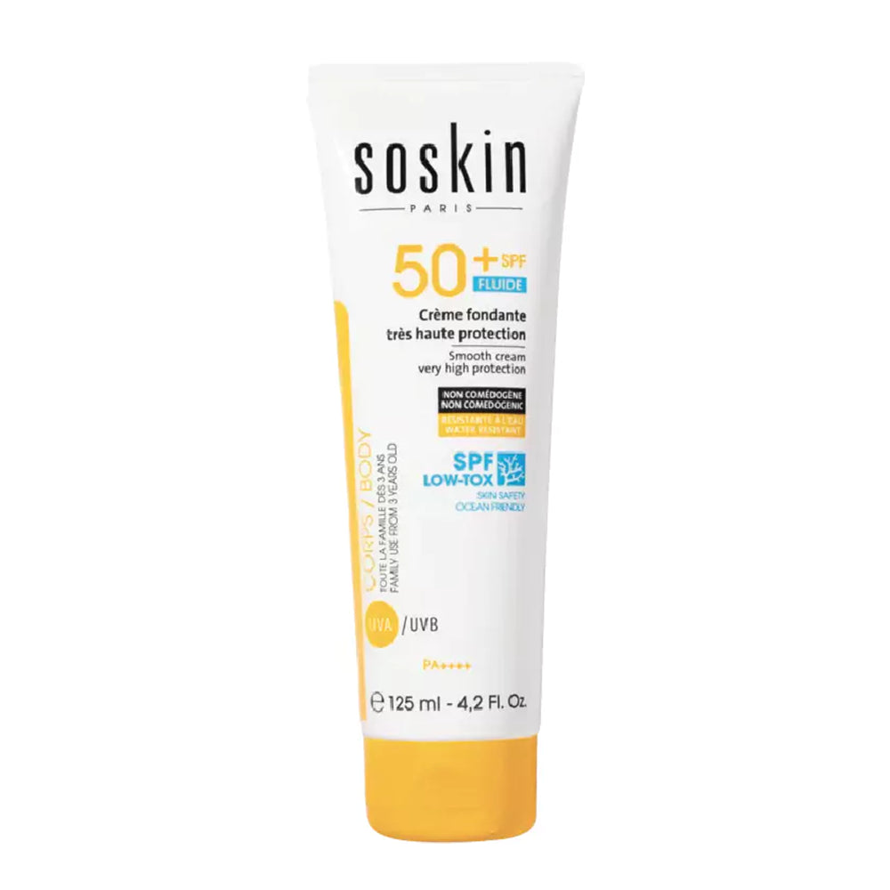 Soskin Smooth Sunscreen Very High Protection 50+ 125ml