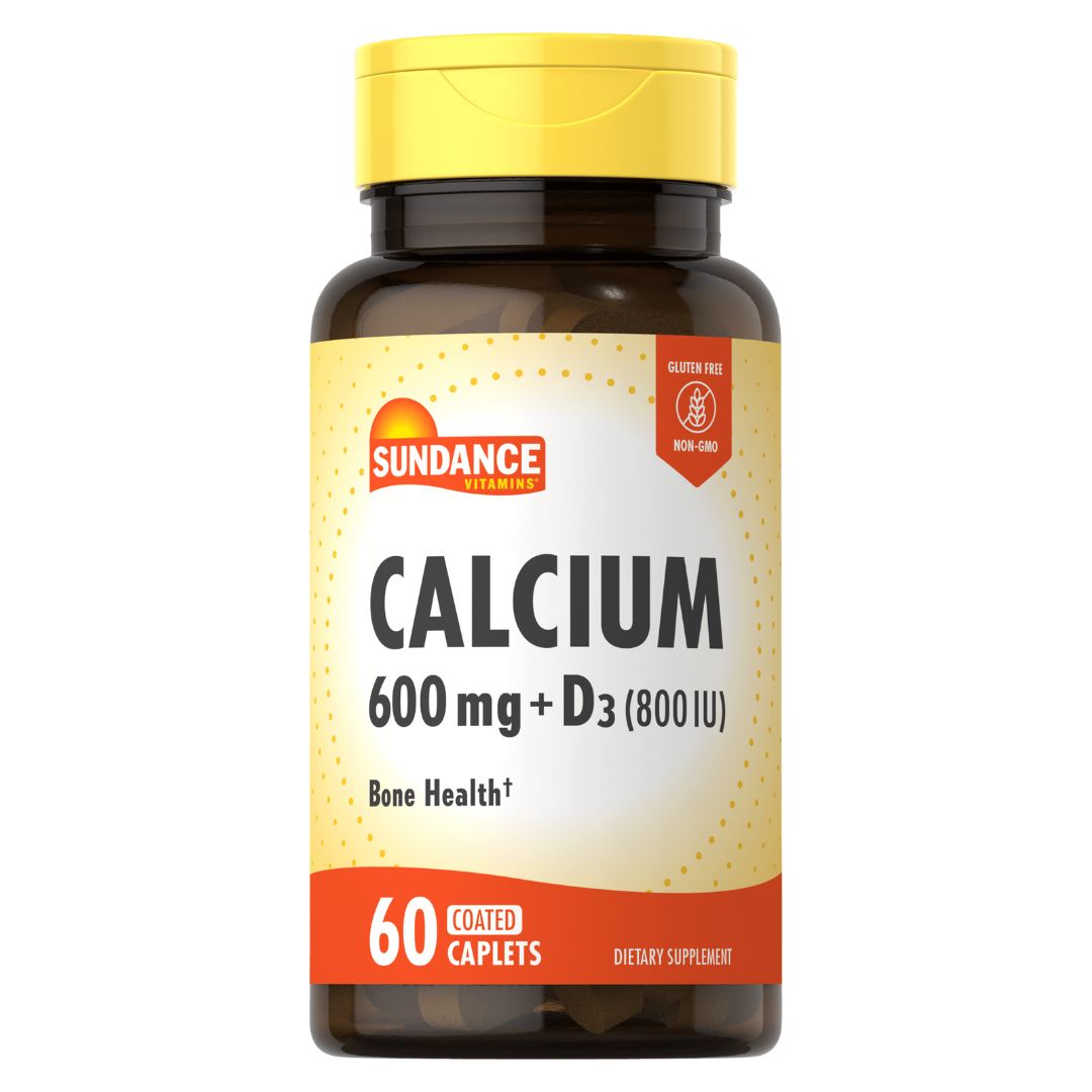 Calcium 600 MG + D3 (800 IU) -  60 Coated Caplets