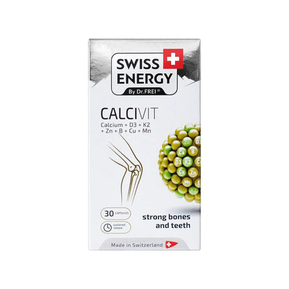 CALCIVIT (Calcium + Vitamin D3 + Vitamin K2) - 30 sustained-release capsules