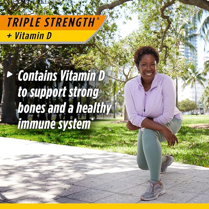 Osteo Bi-Flex Triple Strength (فيتامين د، الجلوكوزامين، الكوندرويتين) مكمل صحي للمفاصل - 80 قرصًا مغلفًا