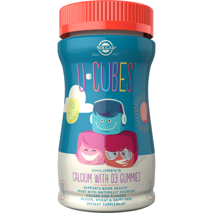 U-CUBES™ CHILDREN’S CALCIUM WITH D3 - 60 GUMMIES