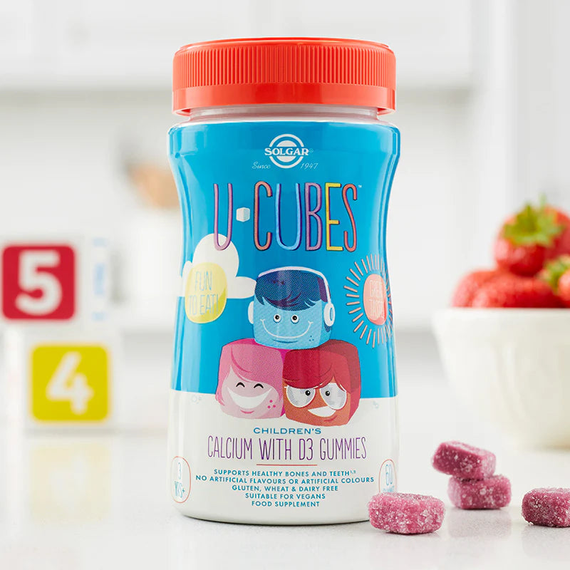 U-CUBES™ CHILDREN’S CALCIUM WITH D3 - 60 GUMMIES