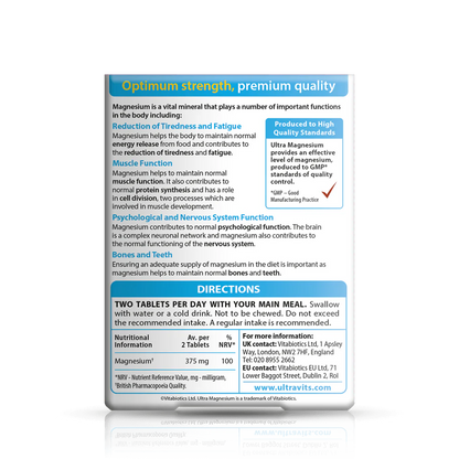 Ultra Magnesium - 60 Tablets