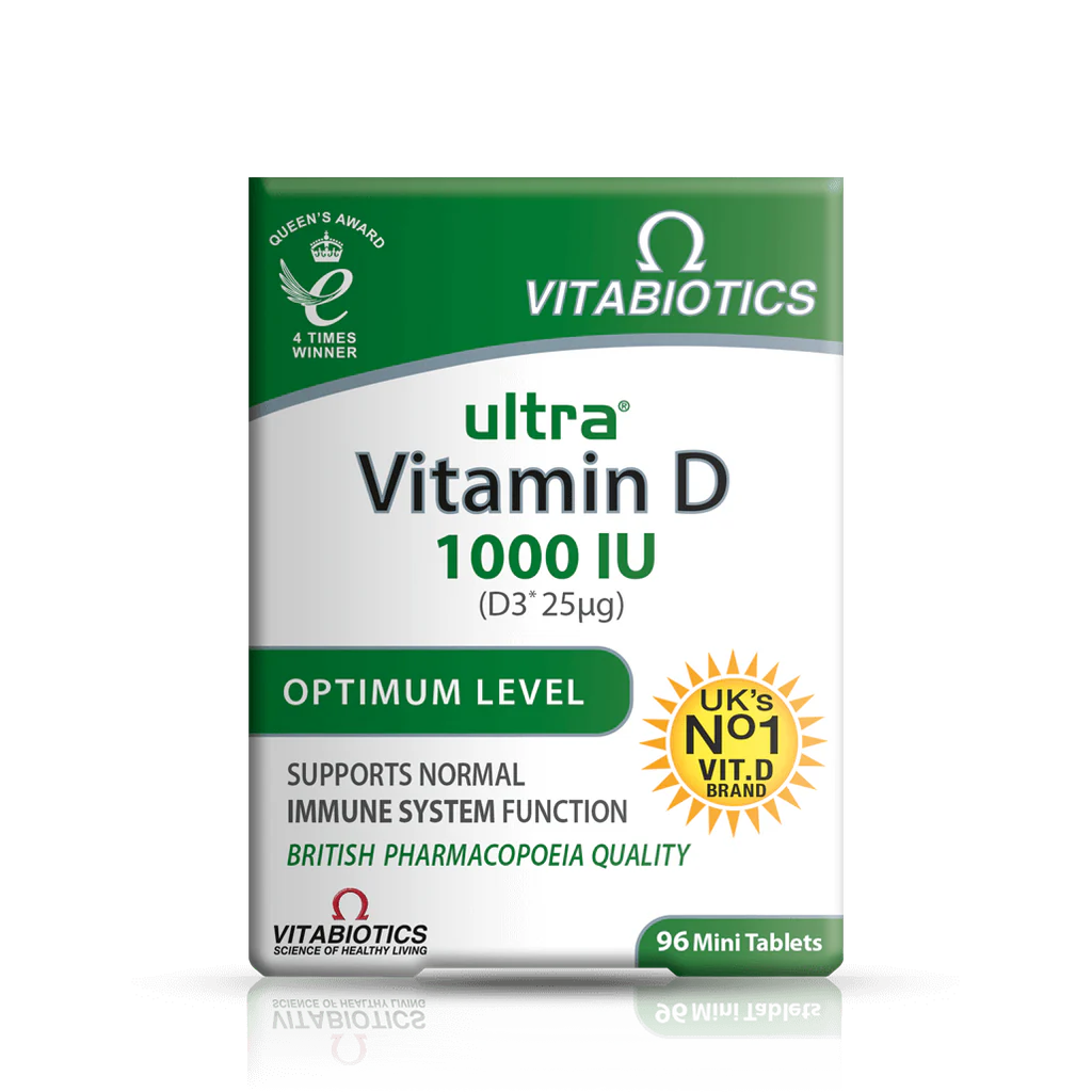 Ultra Vitamin D 1000IU - 96 Tablets