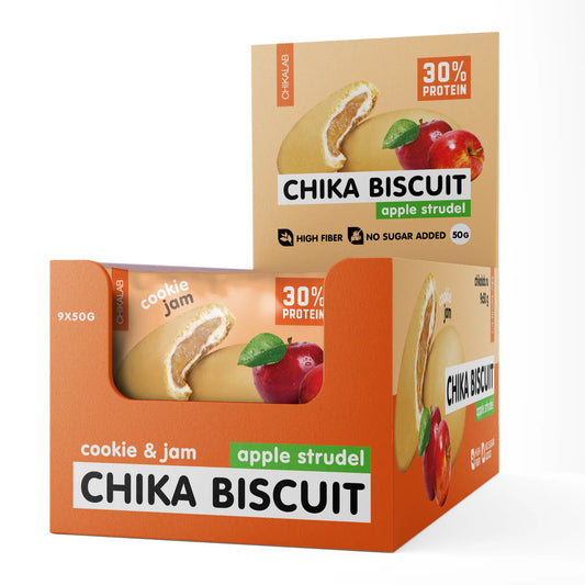 Chika Biscuit - Unglazed Protein Cookie with Filling 50g (9 Flavors)