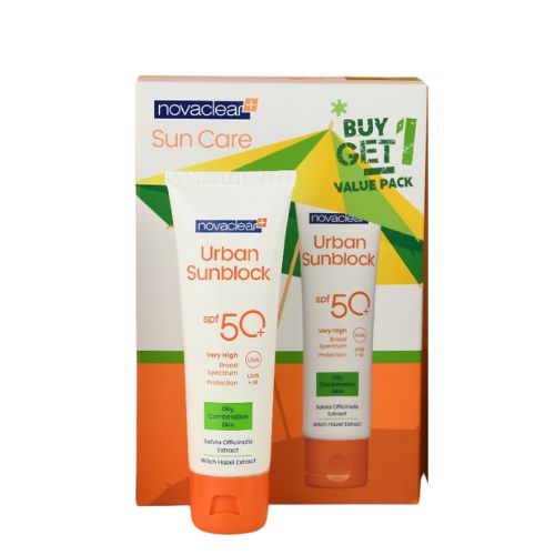 Urban Sunblock SPF 50+ Oily Skin 40ml (2packs)