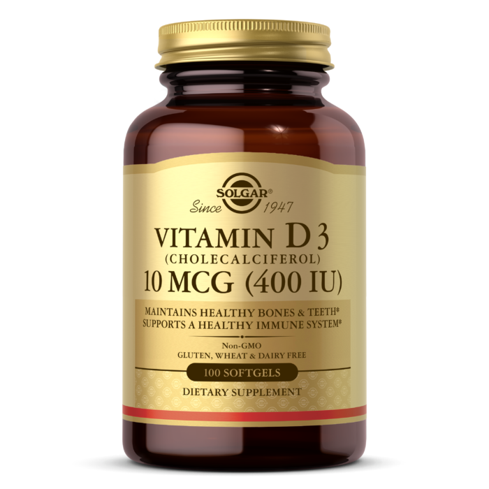 VITAMIN D3 (CHOLECALCIFEROL) 10 MCG (400 IU) - 100 SOFTGELS