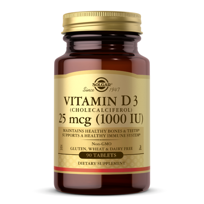 VITAMIN D3 (CHOLECALCIFEROL) 25 MCG (1000 IU) - 90 TABLETS