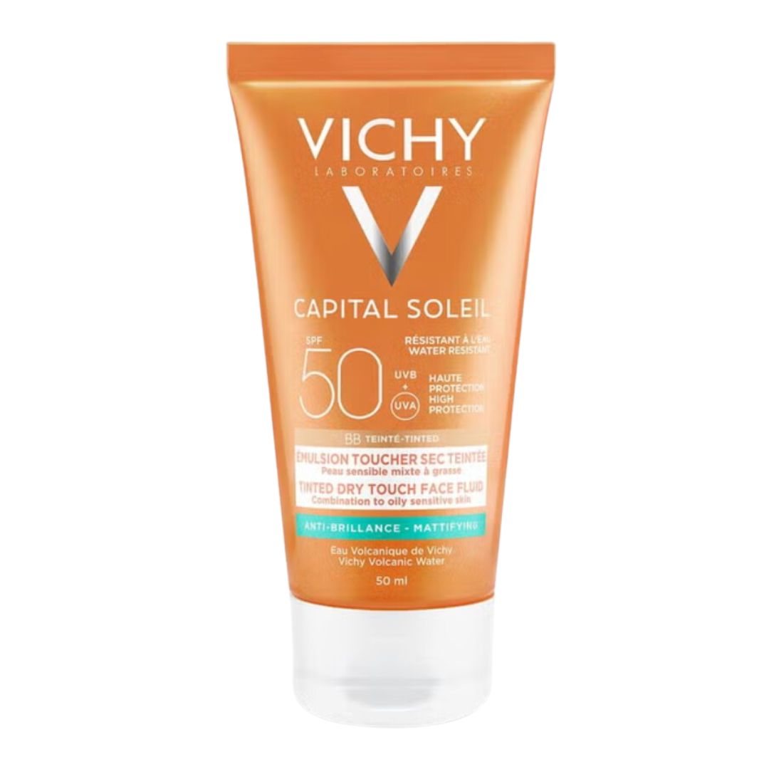 Vichy Capital Soleil BB Tinted Anti-shine Sunscreen Spf50+ For Combination/oily Skin 50ml