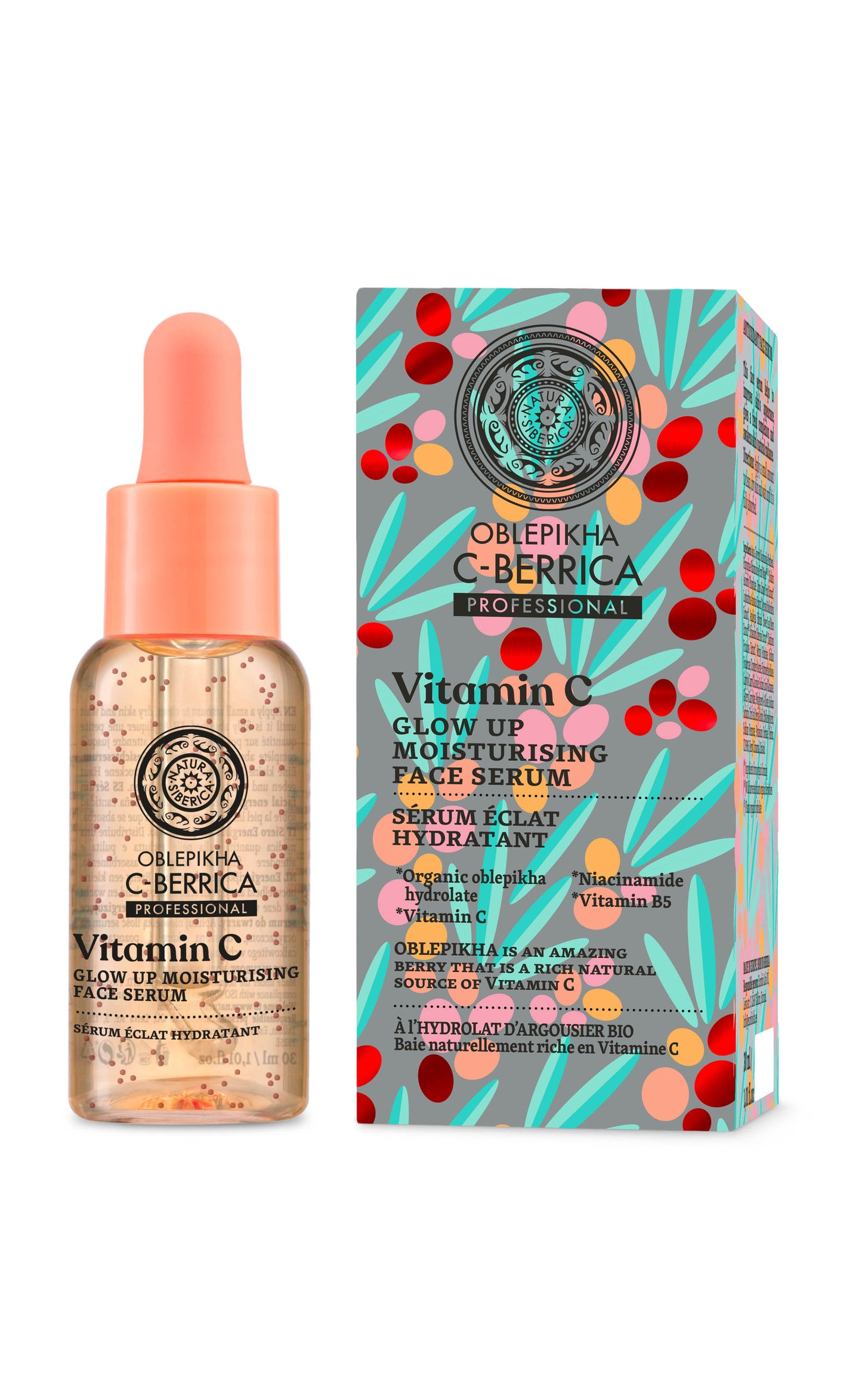 OBLEPIKHA C-BERRICA ® -  Vitamin C GLOW UP MOISTURISING CAPSULE SERUM - 30 ml