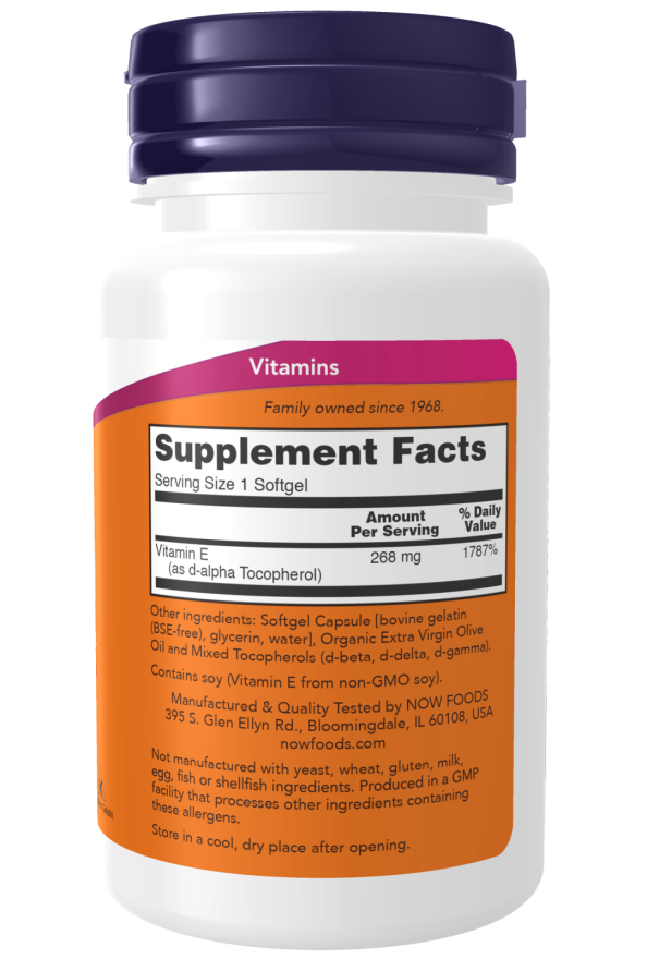 Vitamin E-400 With Mixed Tocopherols - 50 Softgels