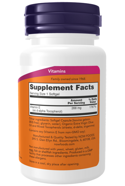 Vitamin E-400 With Mixed Tocopherols - 50 Softgels