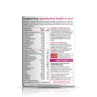 Wellman Conception - 30 Tablets