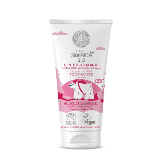 Little Siberica®  Artic Raspberry - TOOTHPASTE FOR KIDS - Berry Flavor - 60g