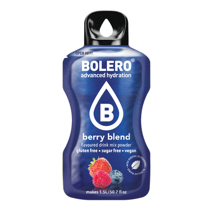 Bolero®Advanced Hydration - مزيج التوت | 9 جرام | 1,5 لتر (12 كيسًا)