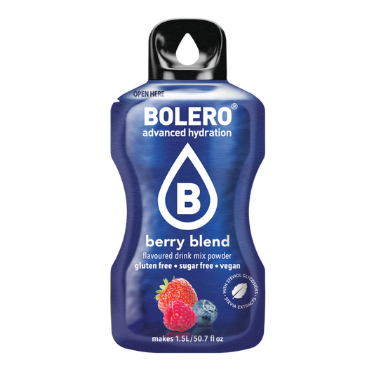 Bolero®Advanced Hydration - مزيج التوت | 9 جرام | 1,5 لتر (12 كيسًا)