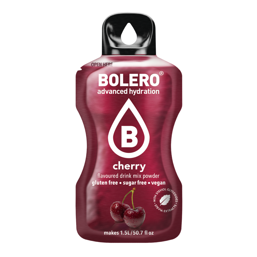 Bolero®Advanced Hydration - Cherry | 9g | 1,5L (12 Sachets)