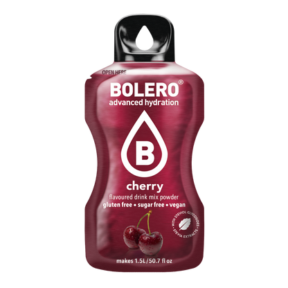 Bolero®Advanced Hydration - Cherry | 9g | 1,5L (12 Sachets)