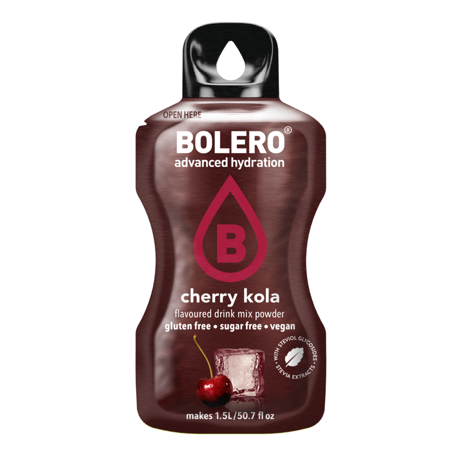 Bolero®Advanced Hydration - Cherry Kola | 9g | 1,5L (12 Sachets)