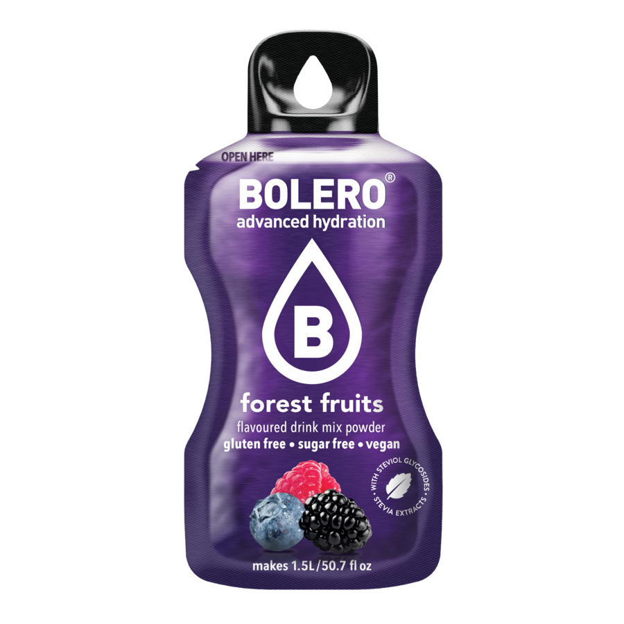 Bolero®Advanced Hydration - Forest Fruits | 9g | 1,5L (12 Sachets)