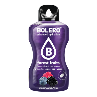 Bolero®Advanced Hydration - Forest Fruits | 9g | 1,5L (12 Sachets)