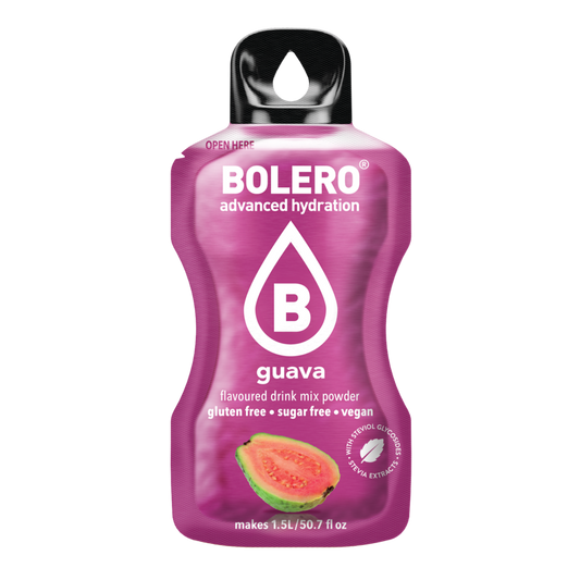 Bolero®Advanced Hydration - Guava  | 9g | 1,5L (12 Sachets)