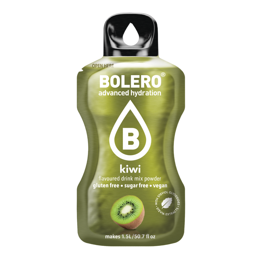 Bolero®Advanced Hydration - Kiwi  | 9g | 1,5L (12 Sachets)