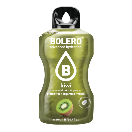 Bolero®Advanced Hydration - Kiwi  | 9g | 1,5L (12 Sachets)