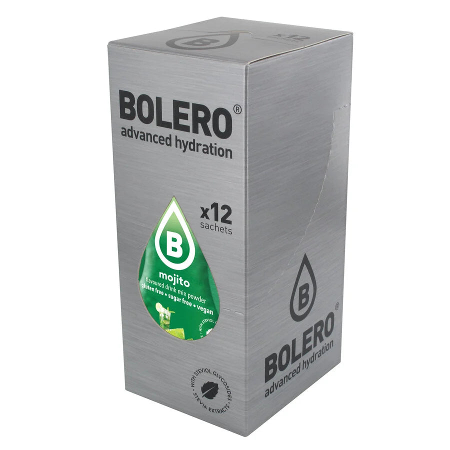 Bolero®Advanced Hydration - Mojito | 9 جرام | 1,5 لتر (12 كيسًا)