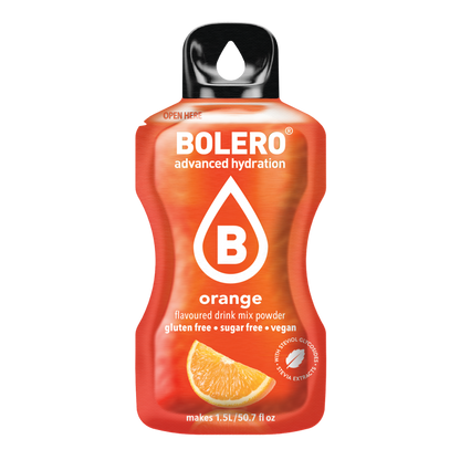 Bolero®Advanced Hydration - Orange | 9g | 1,5L (12 Sachets)