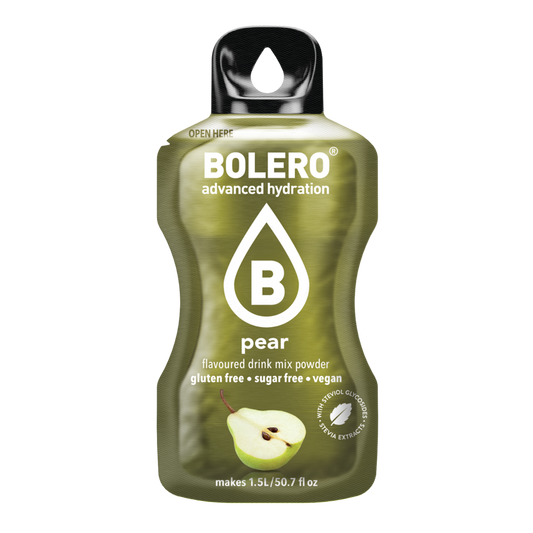 Bolero®Advanced Hydration - Pear | 9g | 1,5L (12 Sachets)