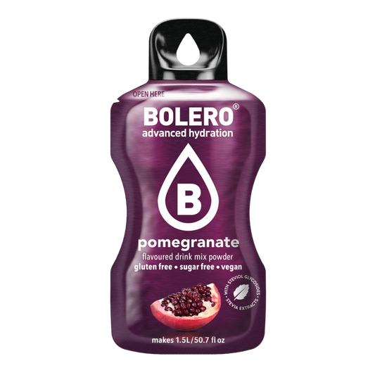 Bolero®Advanced Hydration - Pomegranate  | 9g | 1,5L (12 Sachets)