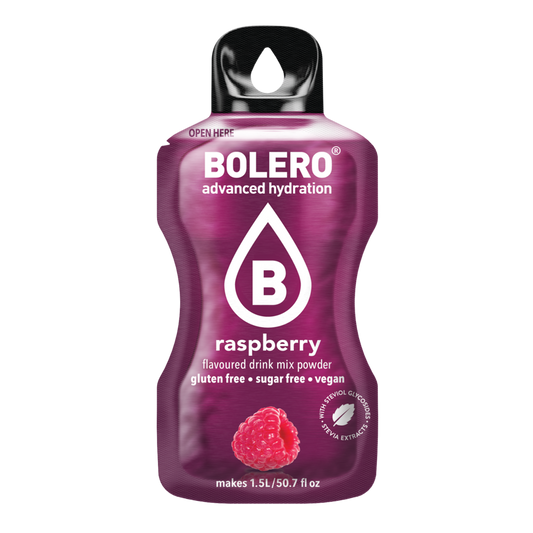 Bolero®Advanced Hydration - Raspberry  | 9g | 1,5L (12 Sachets)