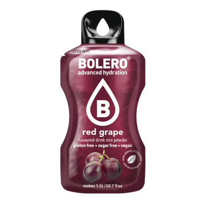 Bolero®Advanced Hydration - Red Grape | 9g | 1,5L (12 Sachets)