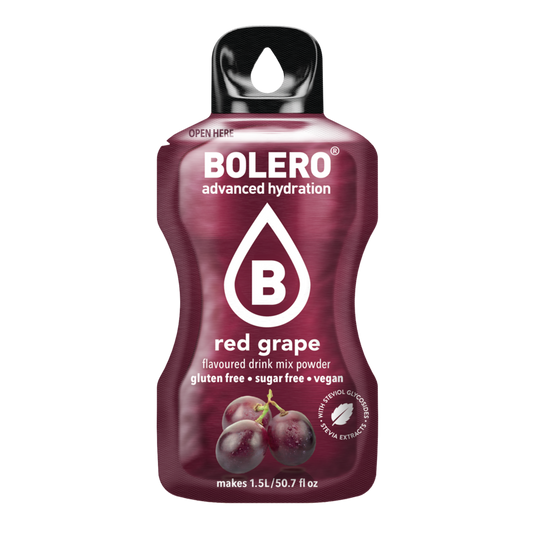 Bolero®Advanced Hydration - Red Grape | 9g | 1,5L (12 Sachets)