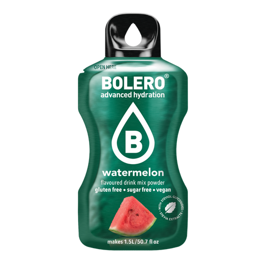 Bolero®Advanced Hydration - Watermelon  | 9g | 1,5L (12 Sachets)