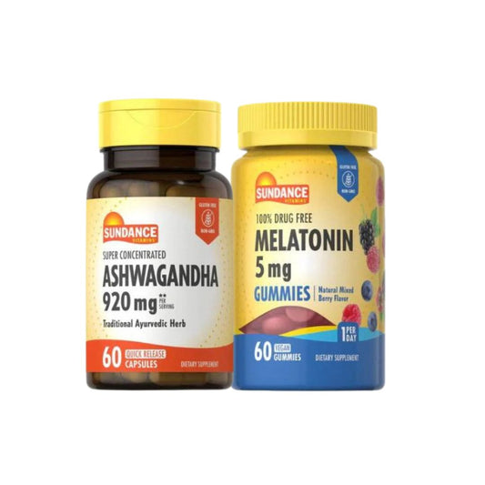 Ramadan Sleep & Focus Bundle (ASHWAGANDHA 920MG/MELATONIN 5MG - 60 gummies)